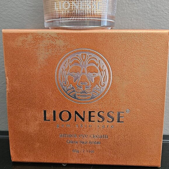 LIONESSE AMBER EYE CREAM-REDUCES PUFFINESS- 2.11 fl oz / 60 g - BRAND NEW-SEALED